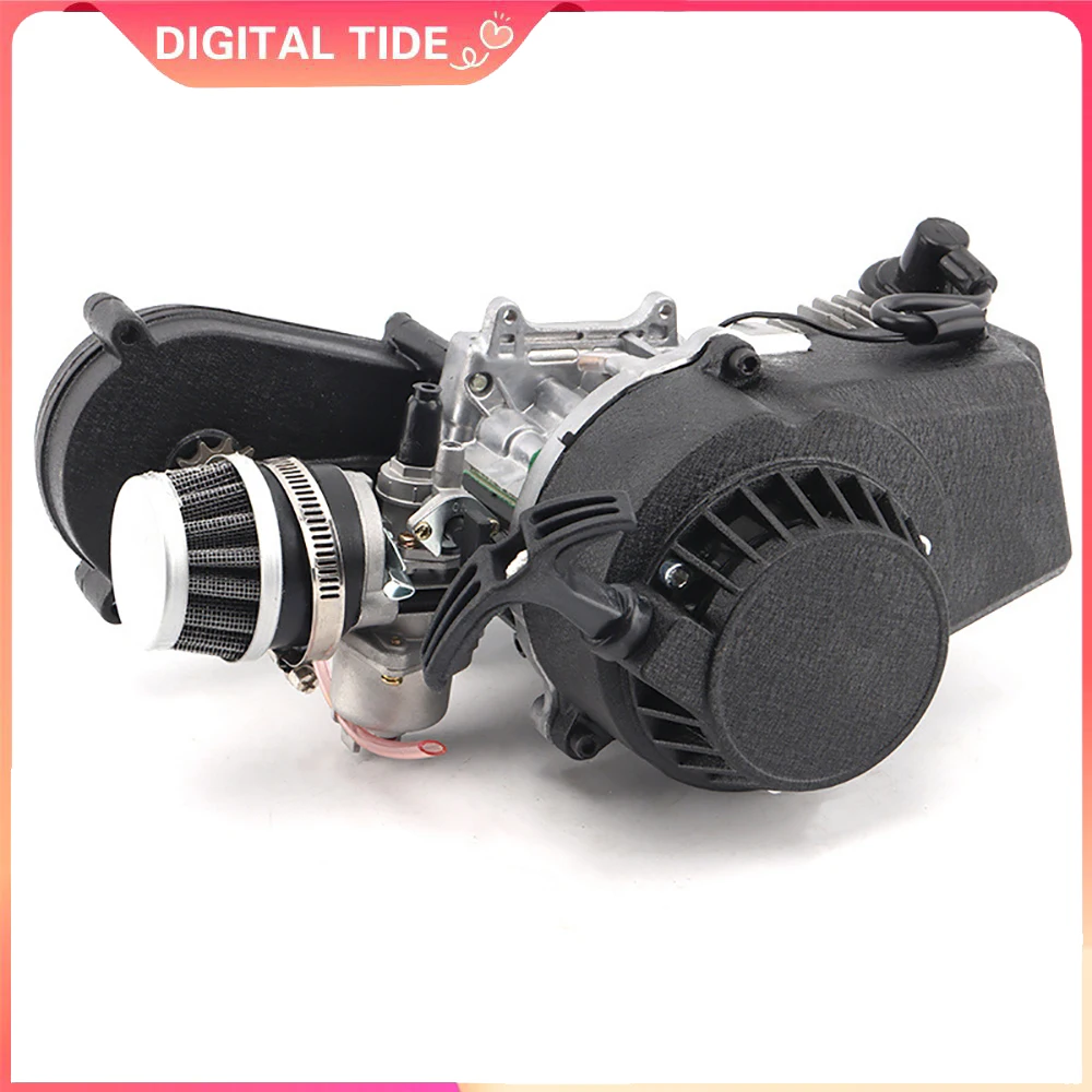 49CC 2 Stroke Engine Motor Kit Pull Start For Pocket Mini Dirt Bike ATV Scooter Air-Cooled