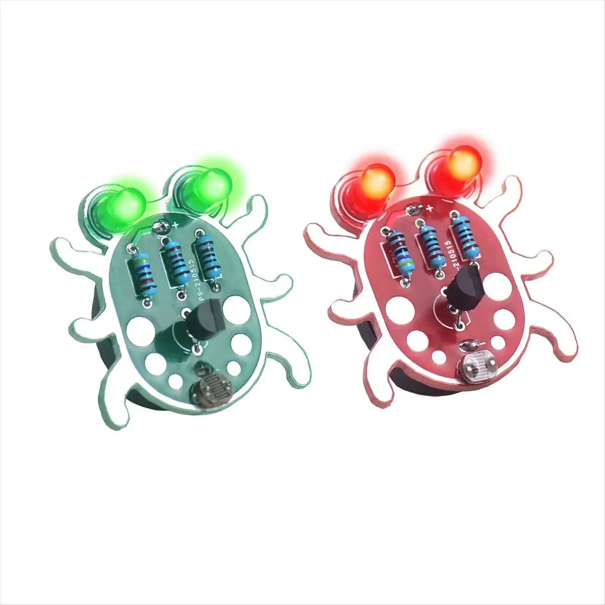 《Factory Direct》Electronic Diy Kit Weevil Eye Beginner Learn to Solder Fun Kit Handmade Gift Fit for Student Experiment Black