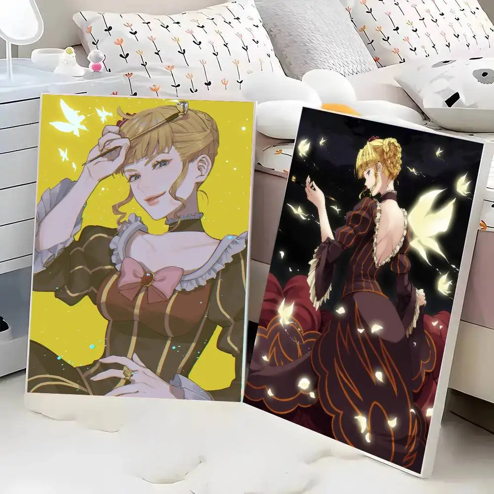 Umineko Game B-beatrice Poster Art Sticky Wall Waterproof Home Living Room Bedroom Bar Aesthetic Decoration
