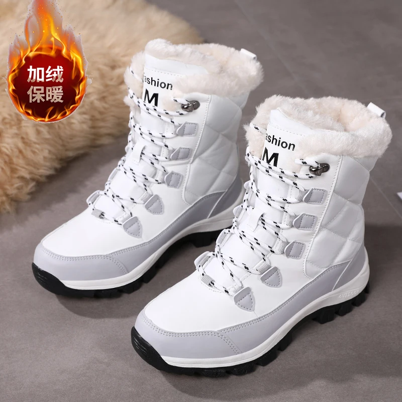 

Men's Waterproof Snow Boots With Slip Resistant Abrasion Resistant Outdoor Boots Men 2025 Midsole Warm Winter Outdoor Shoes