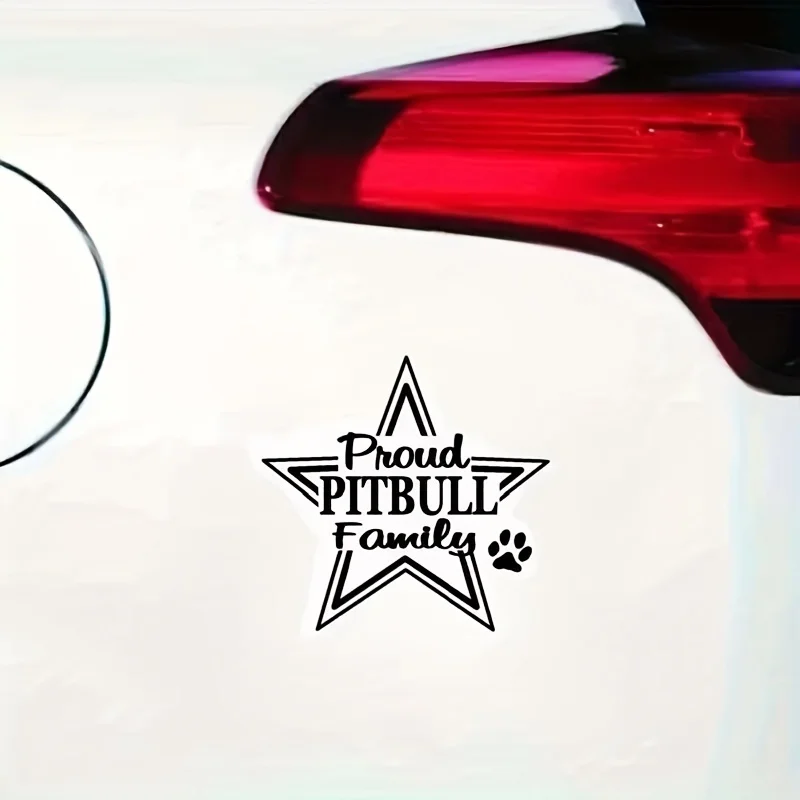 

Виниловая наклейка с принтом лапы в западном стиле "Proud Bulldog Family", прочная наклейка для автомобилей, грузовиков, мотоциклов и ноутбуков