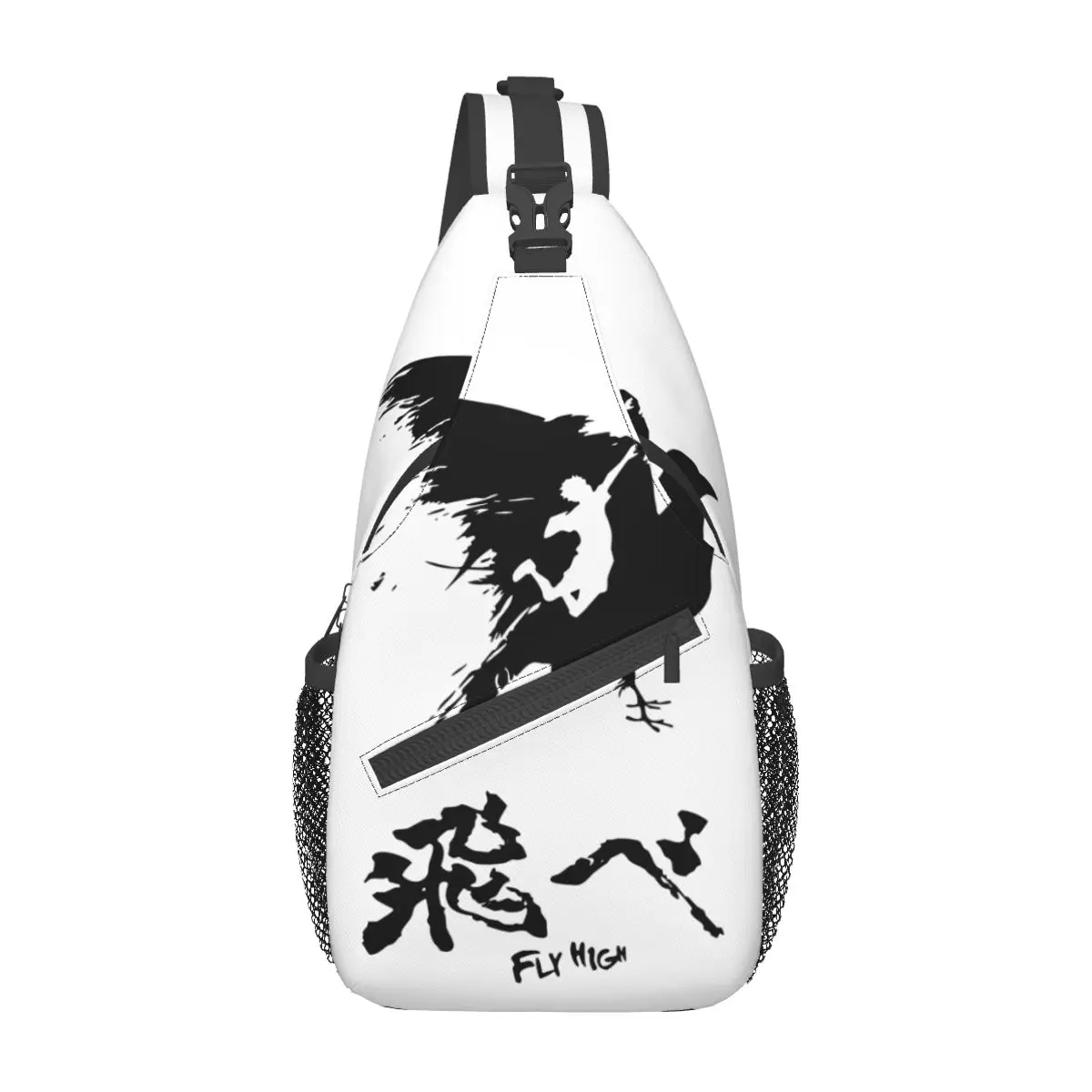 Haikyuu Fly Sling Bags Chest Crossbody Shoulder Backpack Outdoor Sports Daypacks Hinata Karasuno Volleyball Fashion Pack