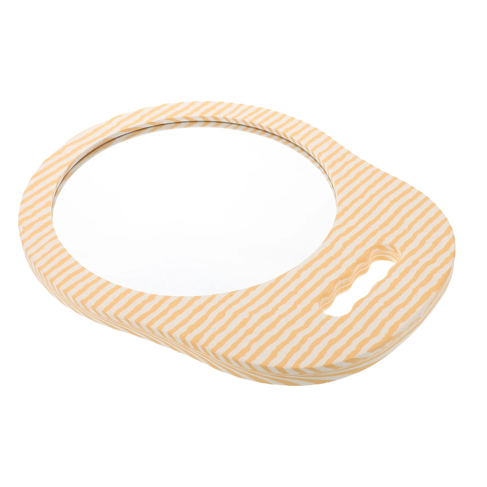 

Hair Salon H held Rearview Mirror Foam Frame Cutting Glass Mirrors for Women Personal H Hair Makeup Travel Shower