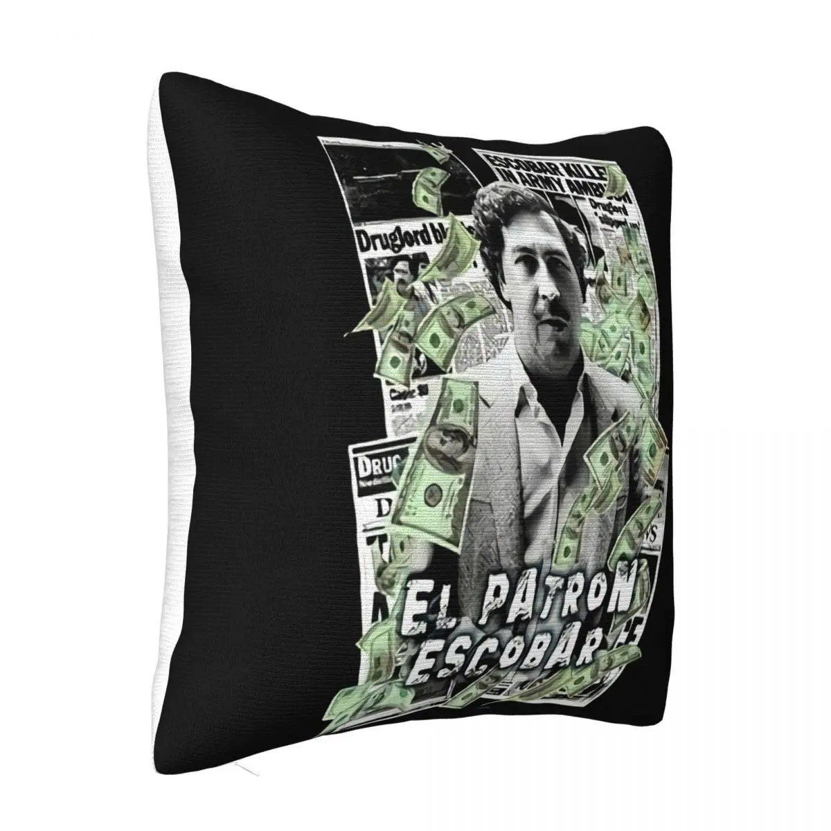 El Patron Pablo Escobar Colombianlord Cartel Money Mens Plus Size Colour New Design Adult Pillow Case