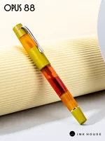 OPUS 88 KOLORO Color Series Hard Rubber Ebonite Fountain Pen JOWO Nib Drop-in Ink Pen Calligraphy Writing Gift Students Suppiers
