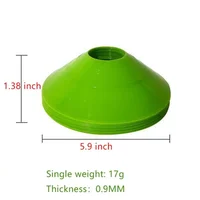 1A-10Pcs football cone plate football training plate agile practice field marking sports training equipment 6