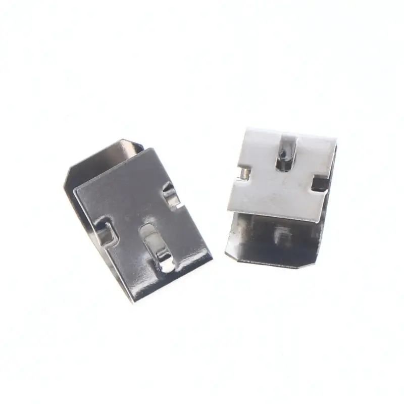 New New 5/10Pcs DIY Accessories Metal Stamping 18650 A AA CR2 9V Leaf Spring Battery Contact Piece Battery Clip
