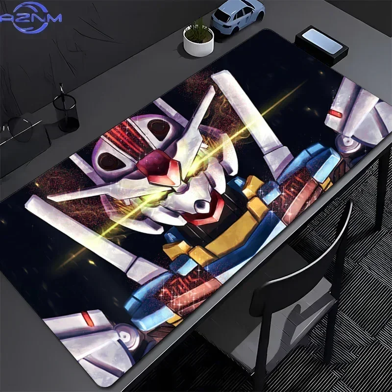 Anime RX-78-2 Mecha Dark Sparkle Art Mouse Pad, Rubber Non-Slip Base, Smooth Surface for Computer Gaming, Desktop Keyboard and O