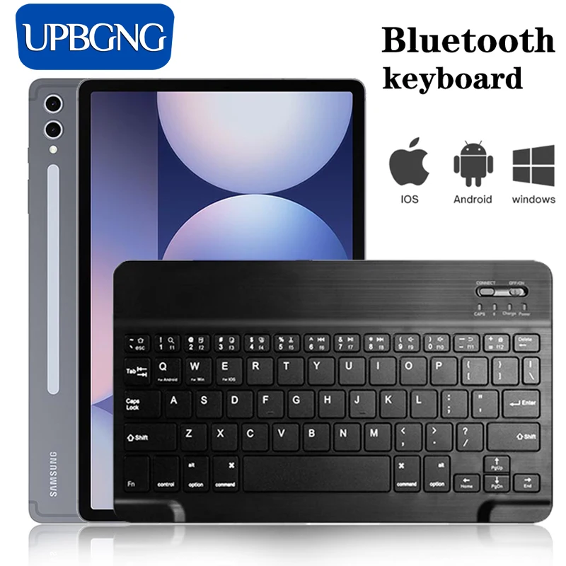 Teclado sem fio universal para samsung galaxy tab s10 s9 s8 ultra fe a9 plus tablet teclado e mouse para ipad pro 11 teclado