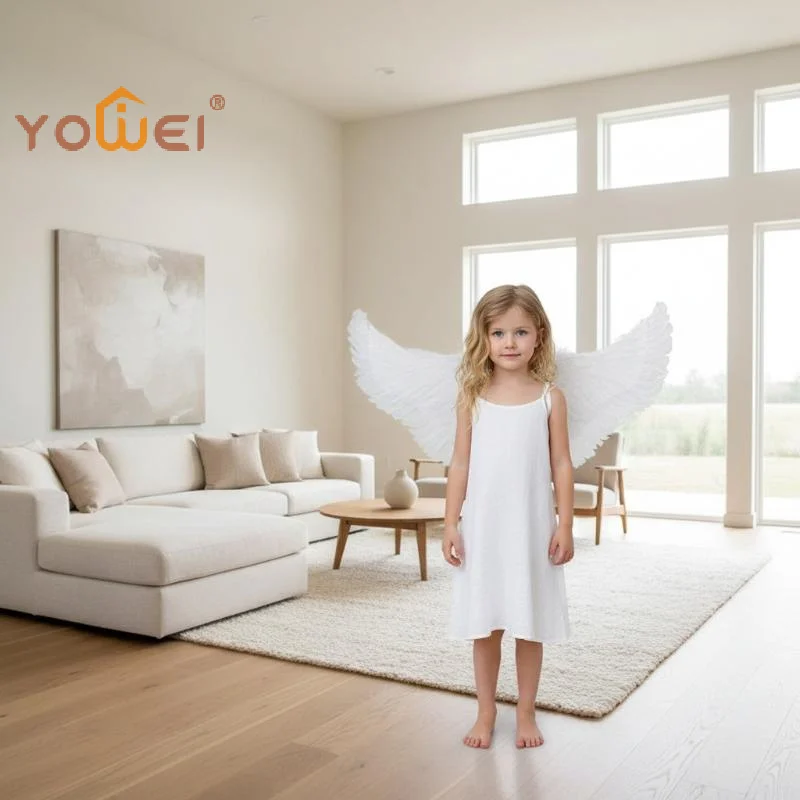 Latest Swallow shape White Angel Feather Wings With Elastic Straps For Kids Party Cosplay Halloween Birthday Decoration