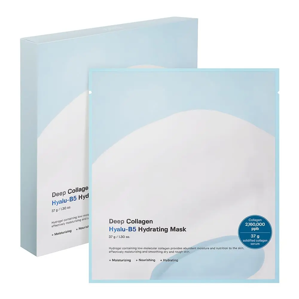 SOFTELAND Editor Deep Collagen Hyalu-B5 Hydrating Mask Moisturizing for Dry Skin 37g * 4ea