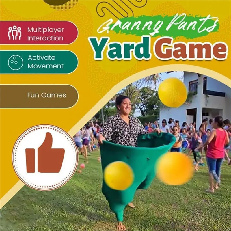 B05C-Grote Binnenplaats Party Game Props Mollige Oma Broek Balvangspel Voor Groepssluitende Partijen Familiebijeenkomsten Bl