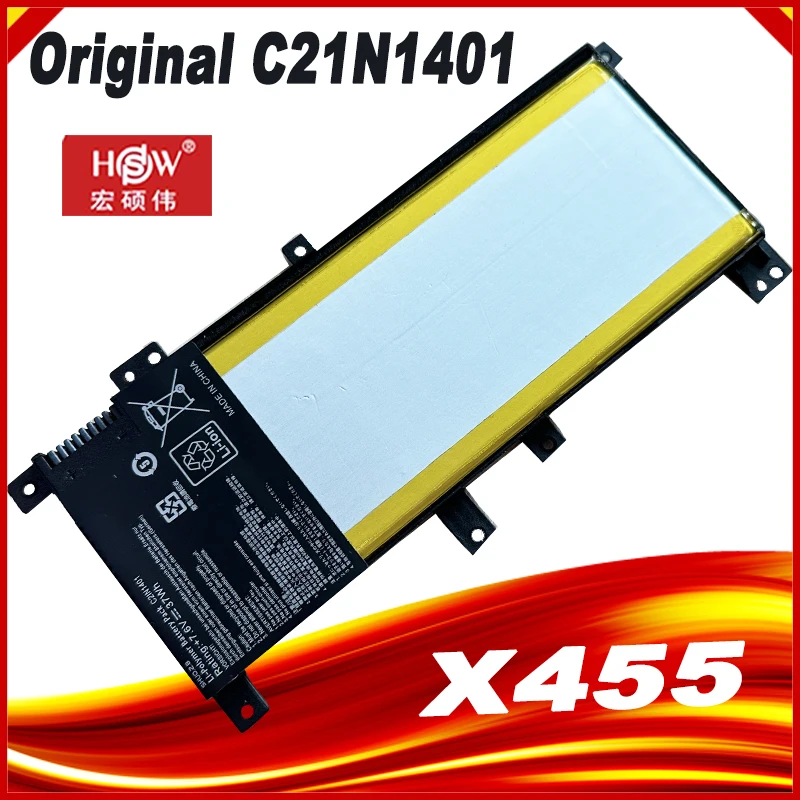 New Original Laptop Battery C21N1401 For Asus X455L X455LA X455LD X455LJ A556U Y483L Y483LD A401 X455/LF 7.6V 37WH