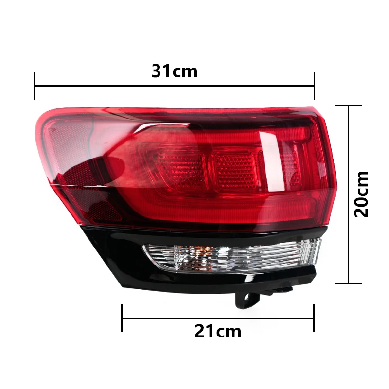 Car Accessories Rear Tail light Signal Brake Lamp Taillamp Assembly For Jeep Grand Cherokee SRT8 2014-2019 68142942AF 68142943AF