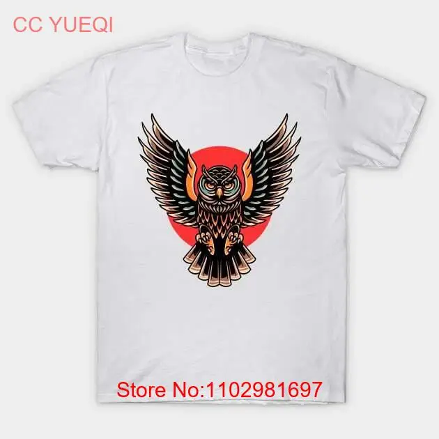 brave owl tattoo T-Shirt S-5XL Fast Shipping