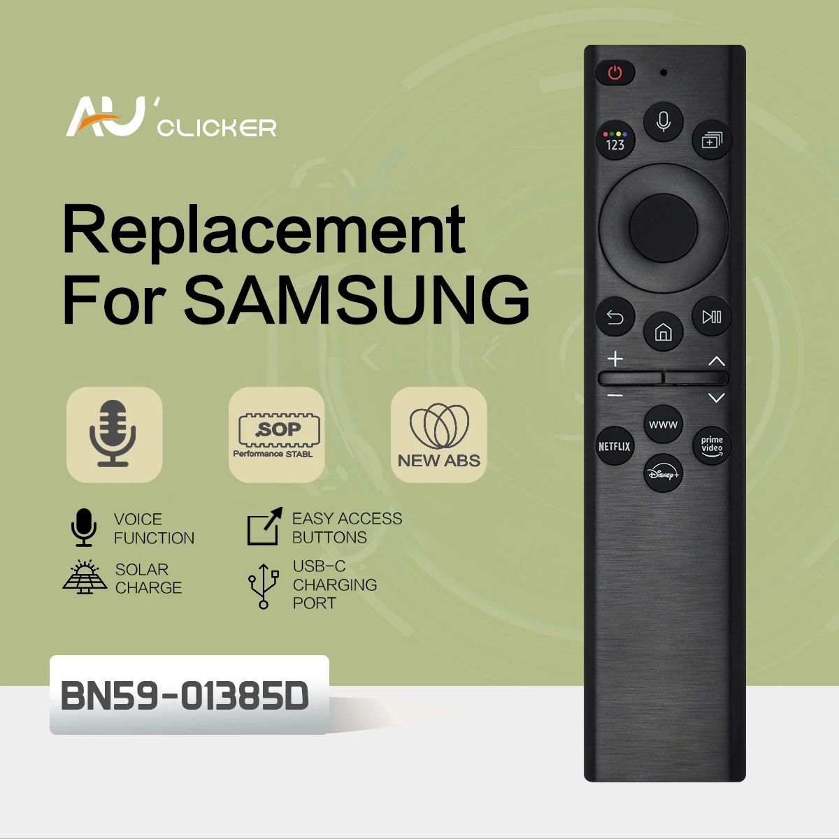 bn59-01385b-ソーラーボイスリモコン交換用-サムスン-スマートテレビ-q70b-q80b-qn85b-qn90b-qn95b-qn800b-tm2280e-rmcspb1ep1対応