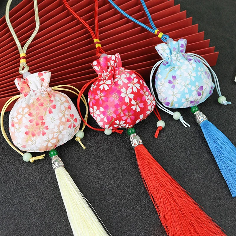 

1PCS Retro Pattern Chinese Style Sachet Small Pouch Jewelry Packaging Dragon Boat Festival Bag Retro Picture Sachet Brocade