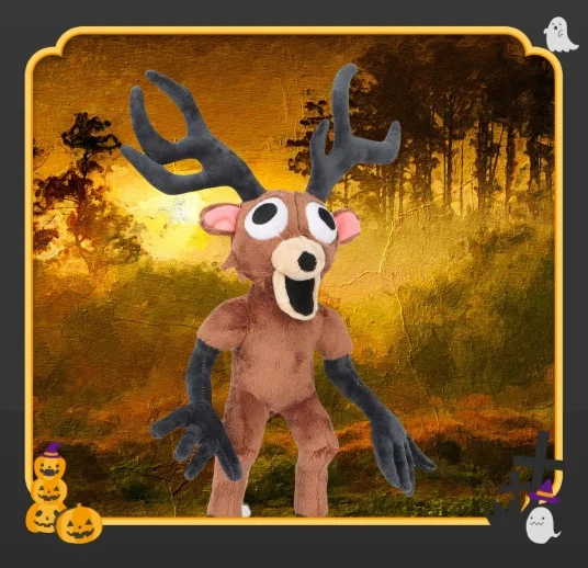 

99 Nights in the Forest Deer Plush Toy Stuffed Animal Soft Movie Character Gift for Kids And Fans Birthday Halloween