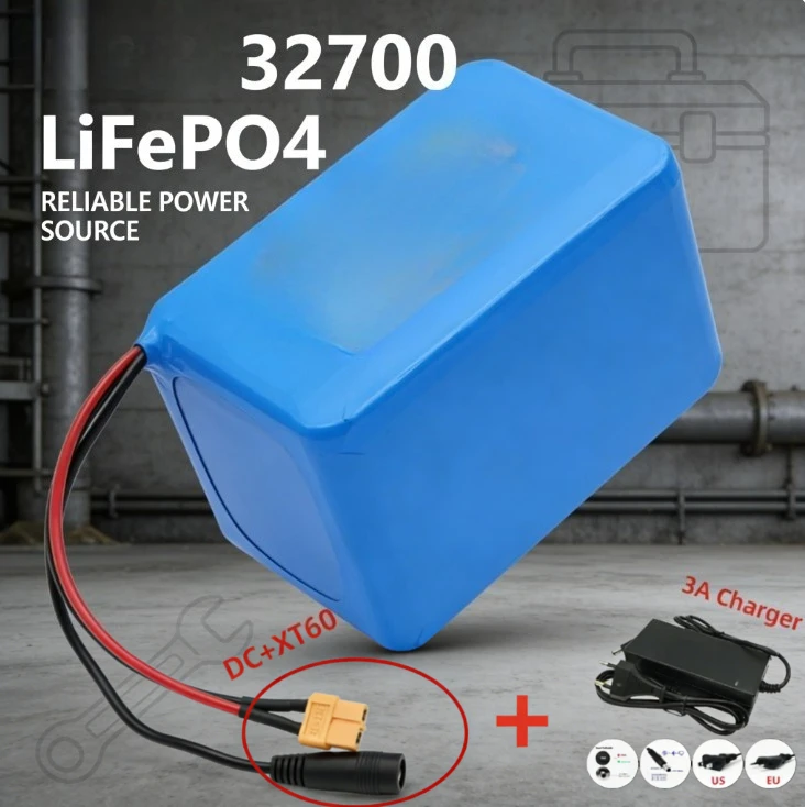 Solar Marine Boat RV UPS Battery 12.8V LiFePO4 4S3P with BMS, Deep Cycle Rechargeable Lithium Iron Phosphate Power Supply