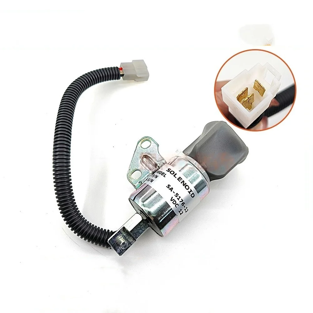 Interruzione olio dell'elettrovalvola di spegnimento della fiamma dell'escavatore Komatsu PC18 SA-5176-12 1756ES-12SUC11B1S5 per apparecchiature pesanti