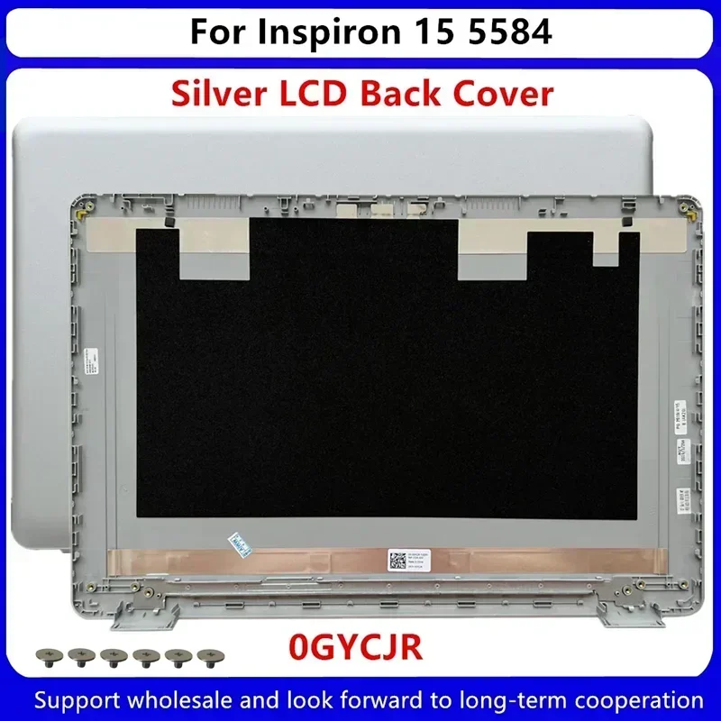 Imagem -03 - Tampa Traseira Lcd para Dell Inspiron 15 Prata 0gycjr Gycjr Azul 0g6jgn Moldura Frontal 0j0myj 0dfx5j 0dfx5j Novo
