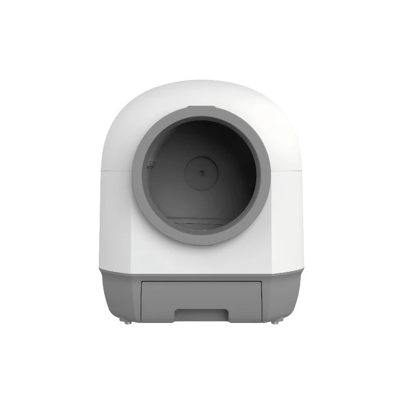 

App Controlled Automatic Self-Cleaning Round Cat Litter Box Customized Color Easy Clean 80L+9L 14kg
