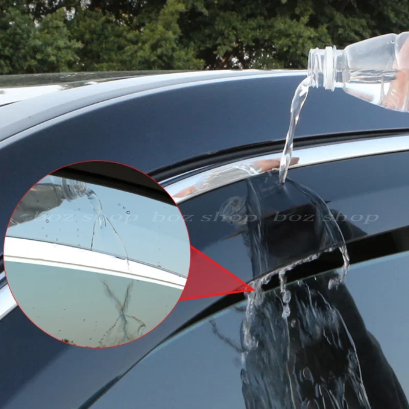 For Honda CRV BREEZE 2017-2022 Car Rain Block Change Decorative Eyebrow Window Rain Shield Rainproof Rearview Mirror Accessories