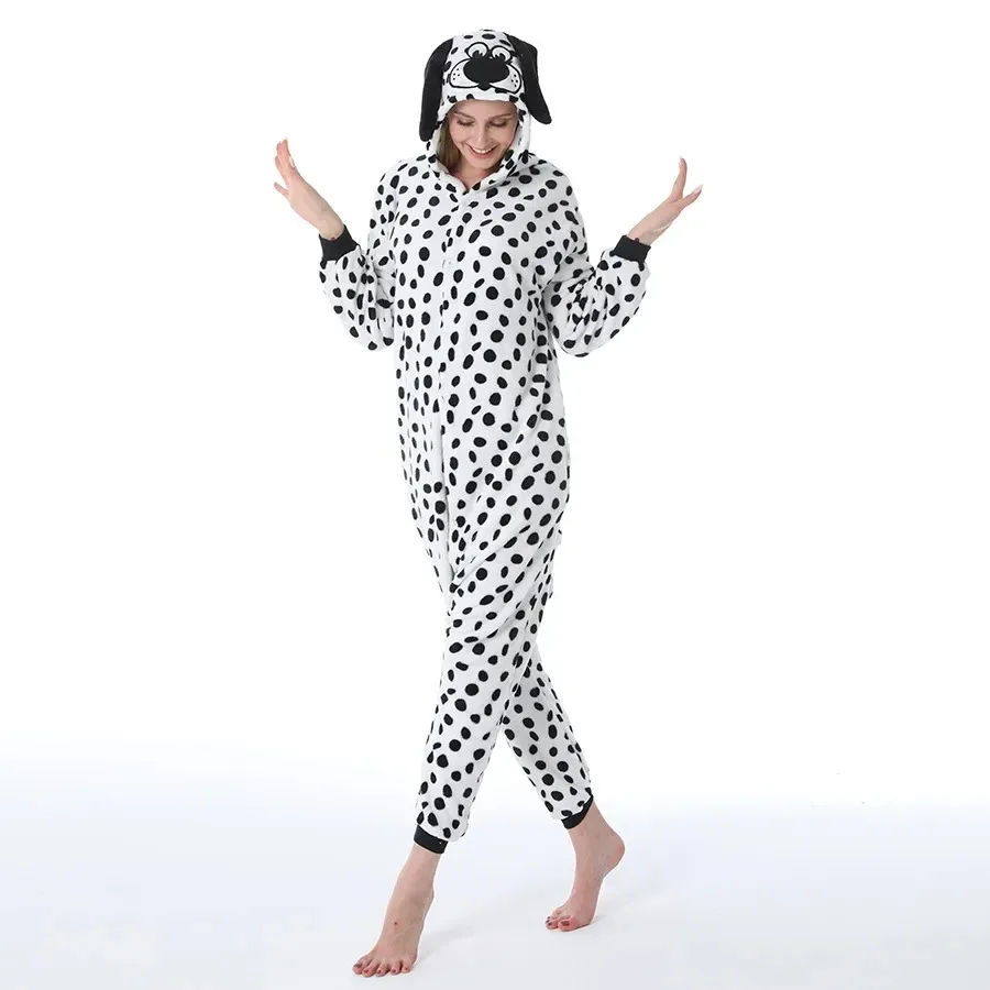 Cartoon One-piece Pajamas Men\'s and Women\'s Flannel Animal One-piece Pajamas Cosplay Clothing Clothing Home Clothing