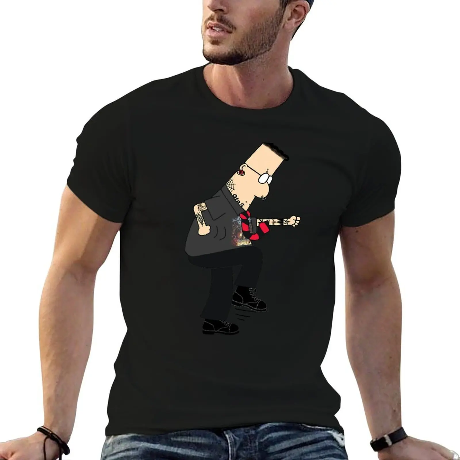Punk Dilbert T-Shirt anime tshirt t shirt man designer T-Shirt