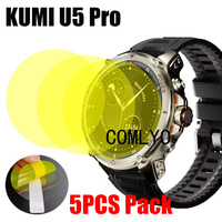 5PCS Pack For KUMI U5 Pro Smart watch Screen Protector Soft Film Ultra Thin Cover HD TPU Scratch Resistant