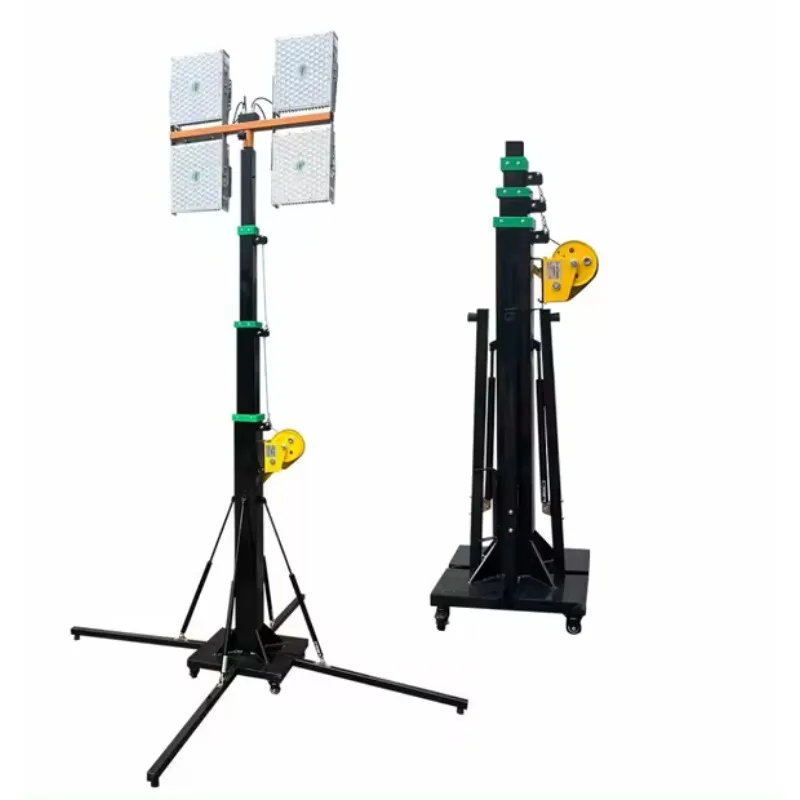 

Telescoping Mast With Retractable Supporting Base Push Up Pole Telescopic Masts