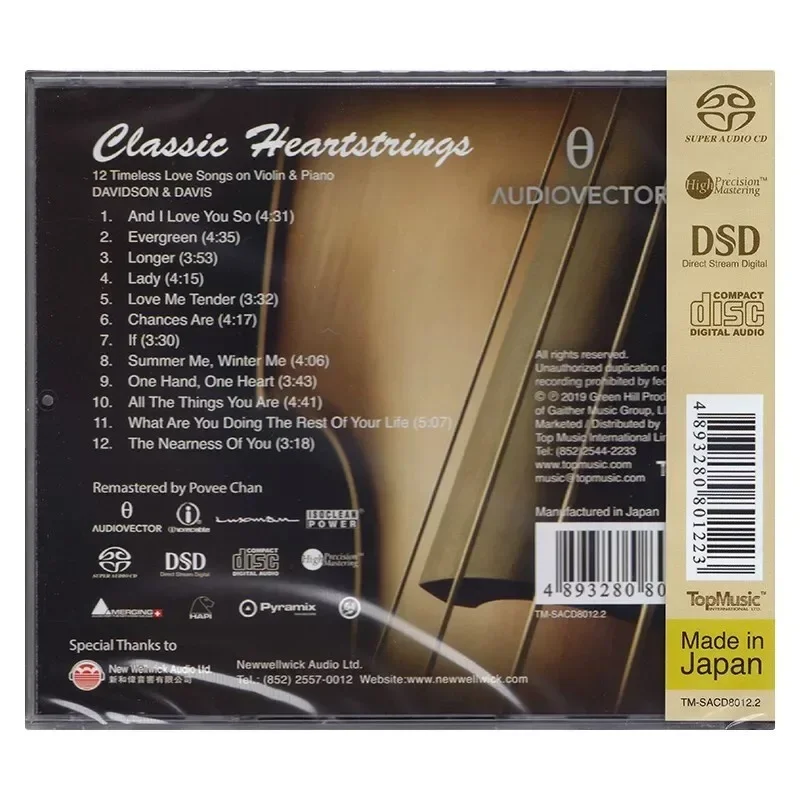 Fever Disc : Album CD d'interprétations de violon et de piano, passionnant et agréable à écouter