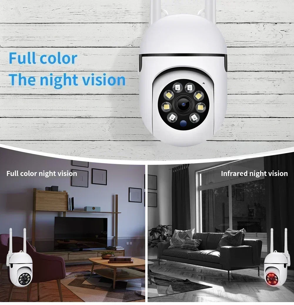 Imagem -06 - Câmera de Vigilância Impermeável ao ar Livre Monitor Home sem Fio Proteção de Segurança Externa Cctv ip Wifi 2mp 3mp Novo