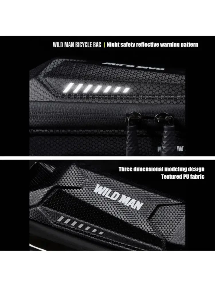 AliExpress APWIKOGER Bicycle Bag MTB Bike Front Tube Frame Waterproof Zipper Handlebar Pouch Quick Release Bag MTB Pack Bicycle Accessories