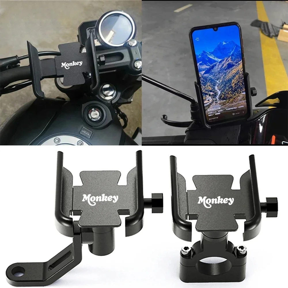 

For HONDA MONKEY Z 125 50 Z125 Z50 Monkey125 Mini Moto Motorcycle Accessorie Handlebar Mobile Phone Holder GPS Stand Bracket