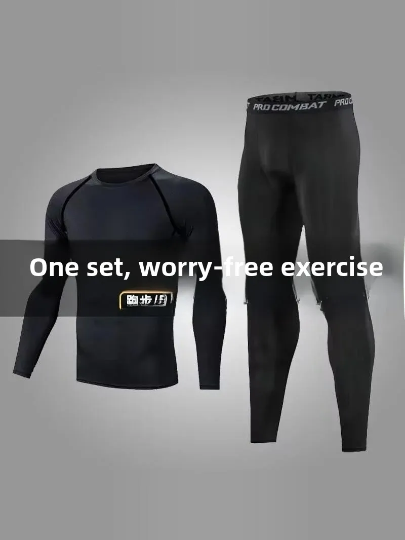 Men's Sportswear Set High Elasticity Basketball Fitness Clothes Quick Dry Running Training Gear Spring Summer New Arrival