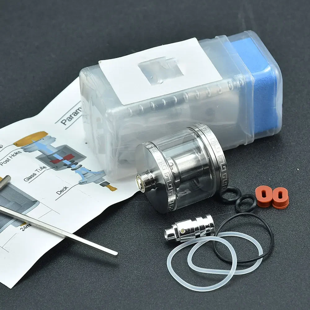 Wolfcoolvape 510 Vape Siphon Tank Adapter for 18mm 22mm 24mm BF RDA RTA Atomizer 316 Stainless Steel 4ml 24mm Vape Mod