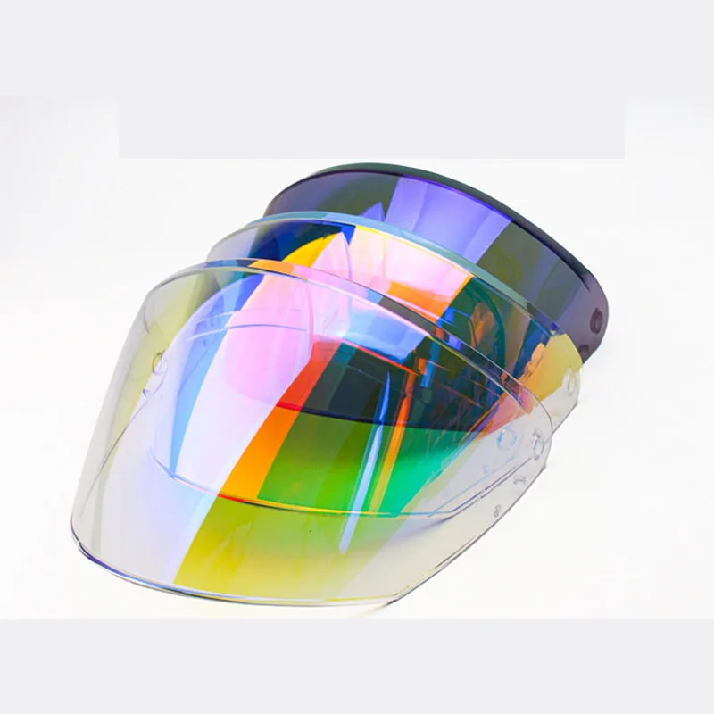 Motorcycle Helmet Visor Lens for LS2 OF626 Helmet Discoloration Lens Shield Lens Motorcycle Helmet Replacement Accessories