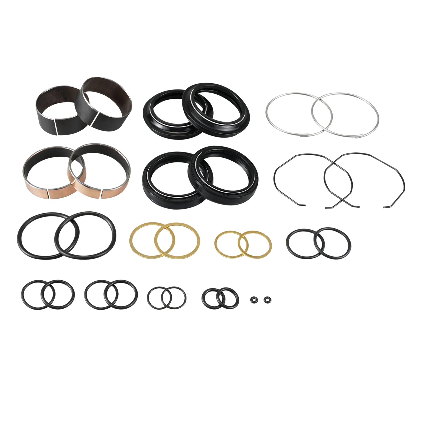 Motorcycle for Yamaha YZ125 YZ250 1996-2003 YZ 250F 450F WR250F WR450F Front Fork Oil Seals Rebuild Dust Fork Slider Bushings