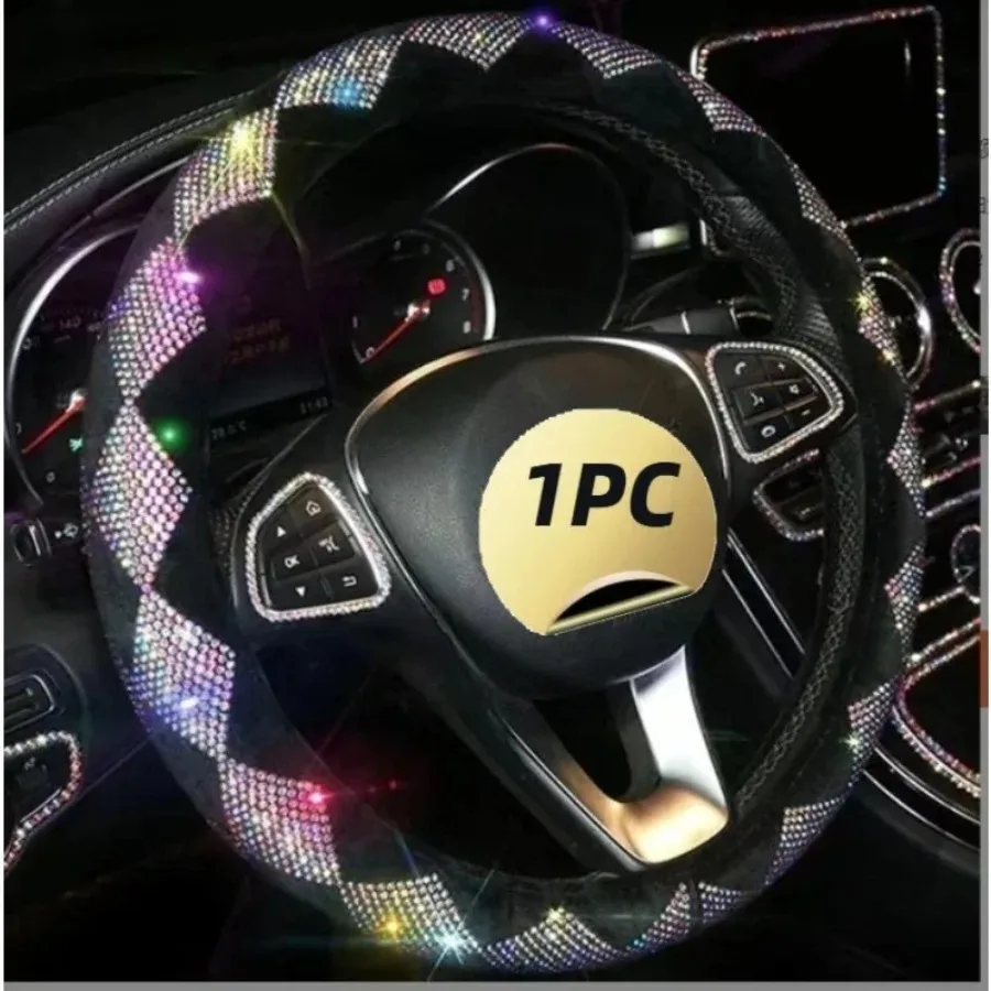 Steering Wheel Cover Pro - Diamond Embossed & Heat-Fix Application