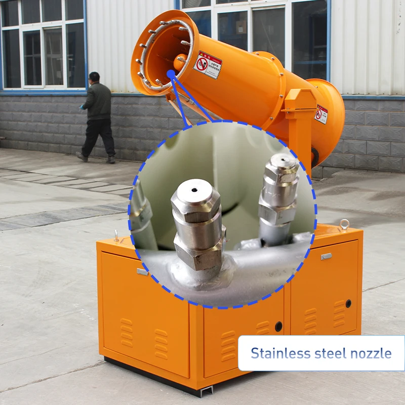 قمع الغبار لمدفع الضباب لمصنع البناء، أمان مثبت على شاحنة الضغط العالي #4