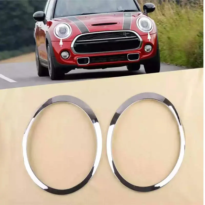 Suitable for mini miniR55R56 headlight plating bright frame cover, auto parts 51137149905