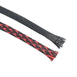 5meter PET Telescopic Braided Hose Snakeskin Net Tube 6mm Motor Cable Shrinking Sleeve Protection Sheath for RC FPV Drone Parts