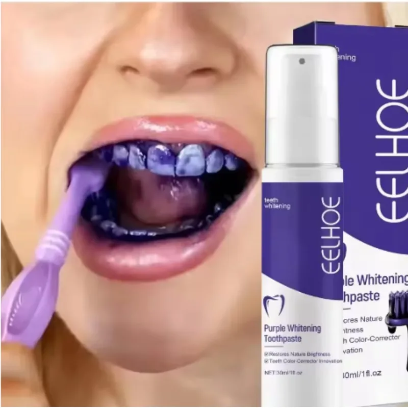 V34 Dental Toothpaste Whitening Instant Teeth Whitener Tooth Stain Tartar Hygiene Fresh Breath Cleaner Oral