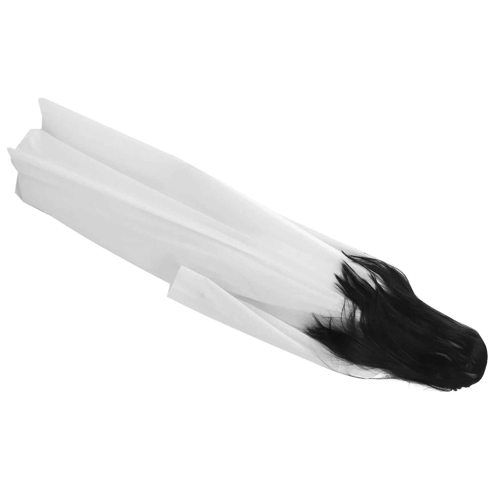 Halloween Horror Cosplay Abbigliamento bianco Capelli neri Costume da fantasma Vesti oggetti di scena per giochi di ruolo in feste Costume horror di Halloween