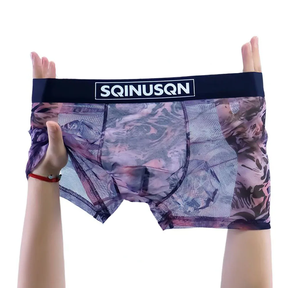 Brand New Condition Breathable Boxers Classic Style Comfortable Design Printing Pattern Comfortable Men\\\'s Underpants