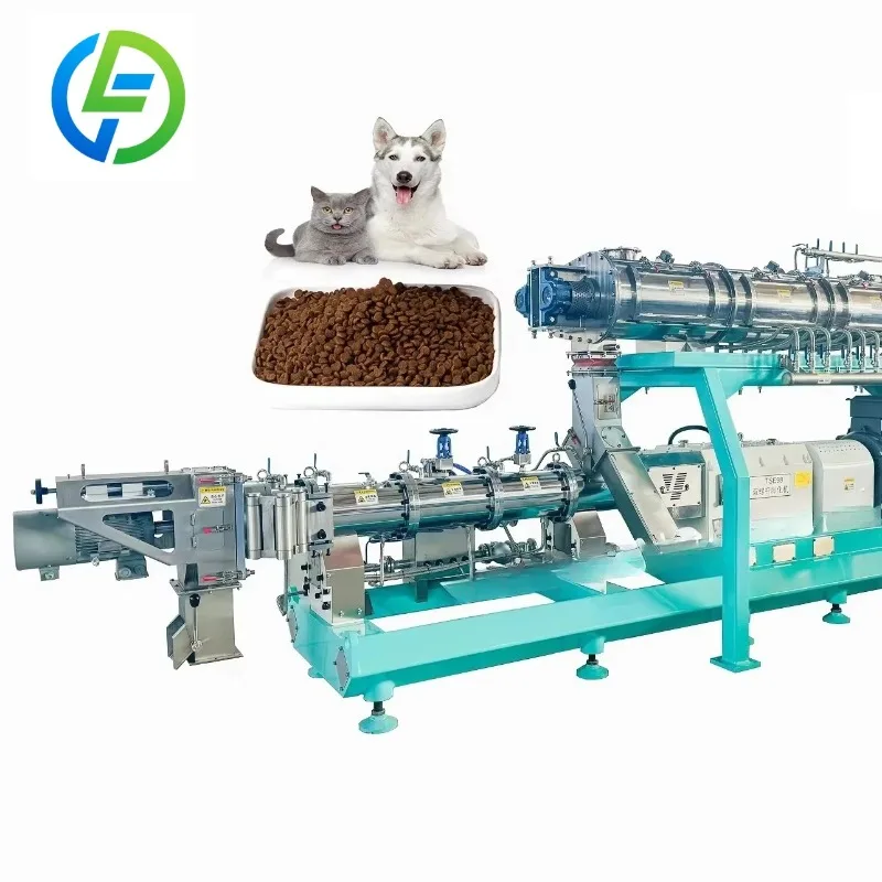 Customize Pet Animal Floating Fish Food Feed Extruder/pet Food Extrusion Line