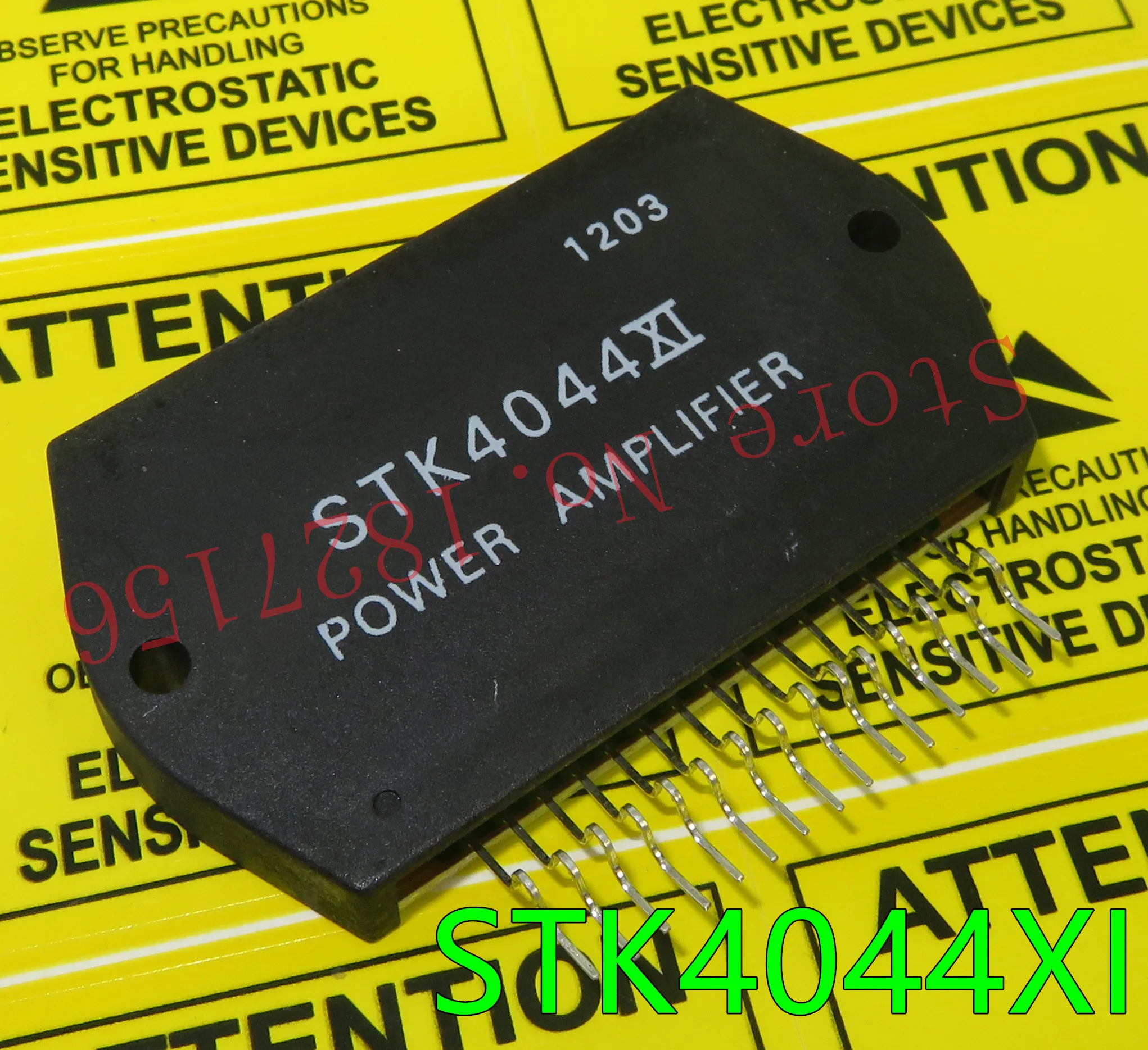 original; STK4044XI STK4044 XI - AF Power Amplifier (Split Power Supply) (100 W min, THD = 0.008%)