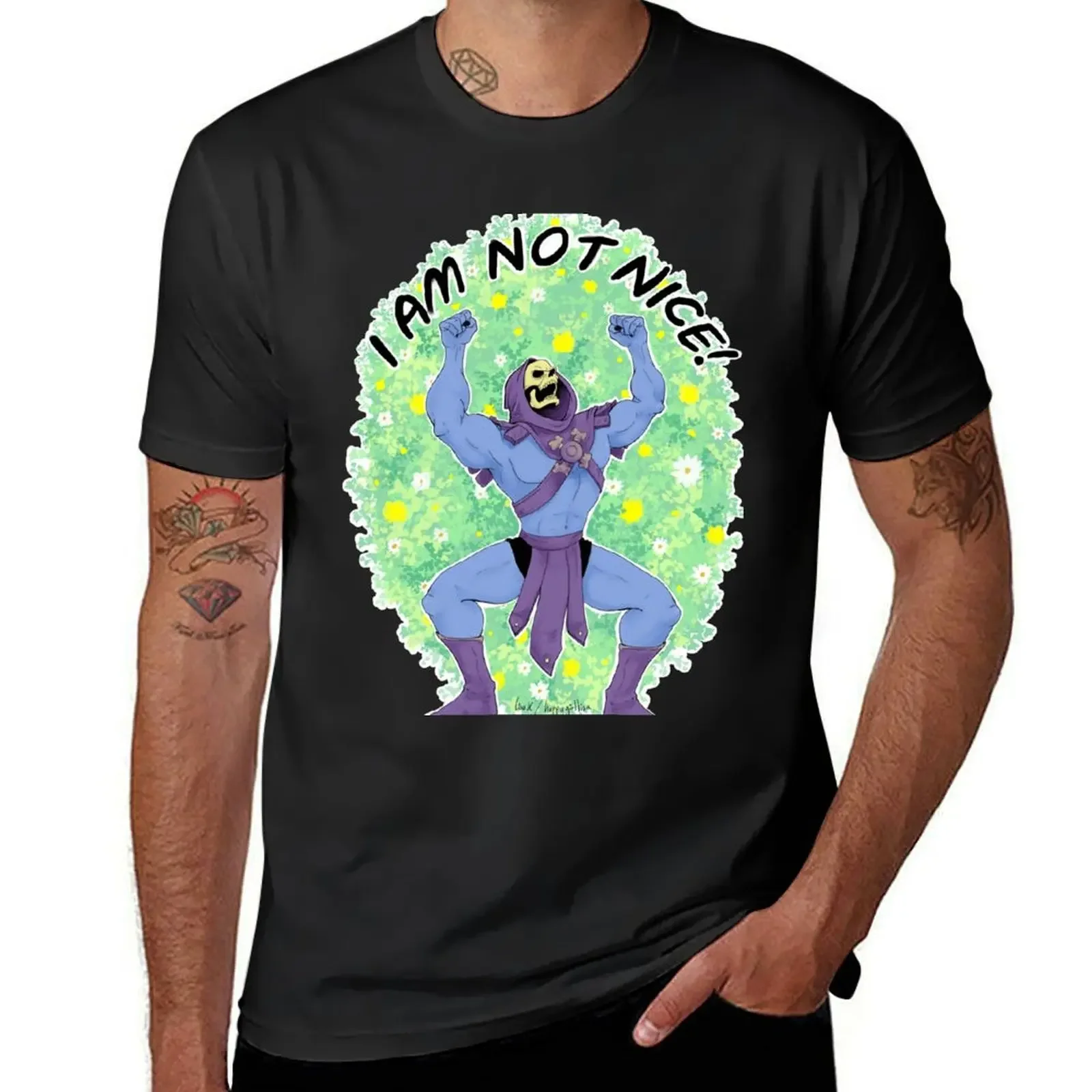 

I AM NOT NICE T-Shirt customs tees boys whites Blouse men graphic t shirts for mens designer clothing harajuku men's t-shirts.
