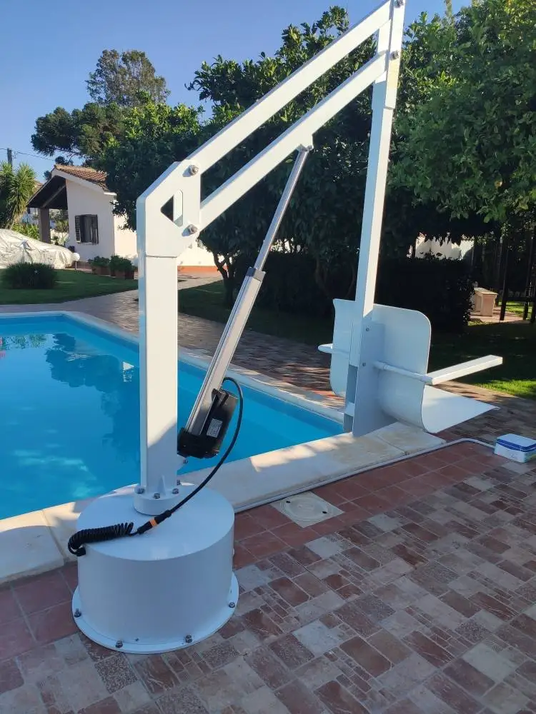 Customized products Swimming pool lifts, swimming pool wheelchairs with remote controls, swimming pool chairs
